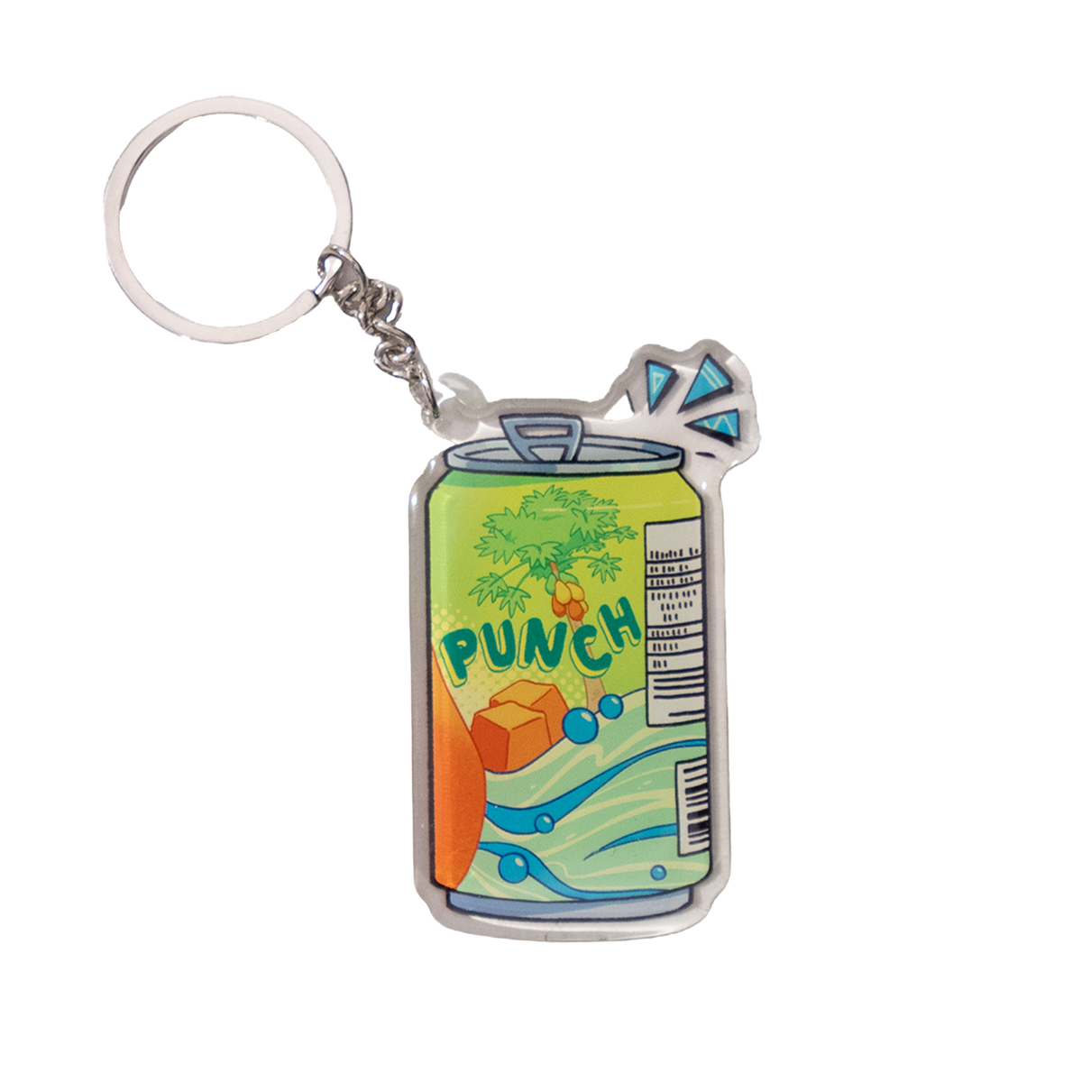 Papaya Punch Key chain