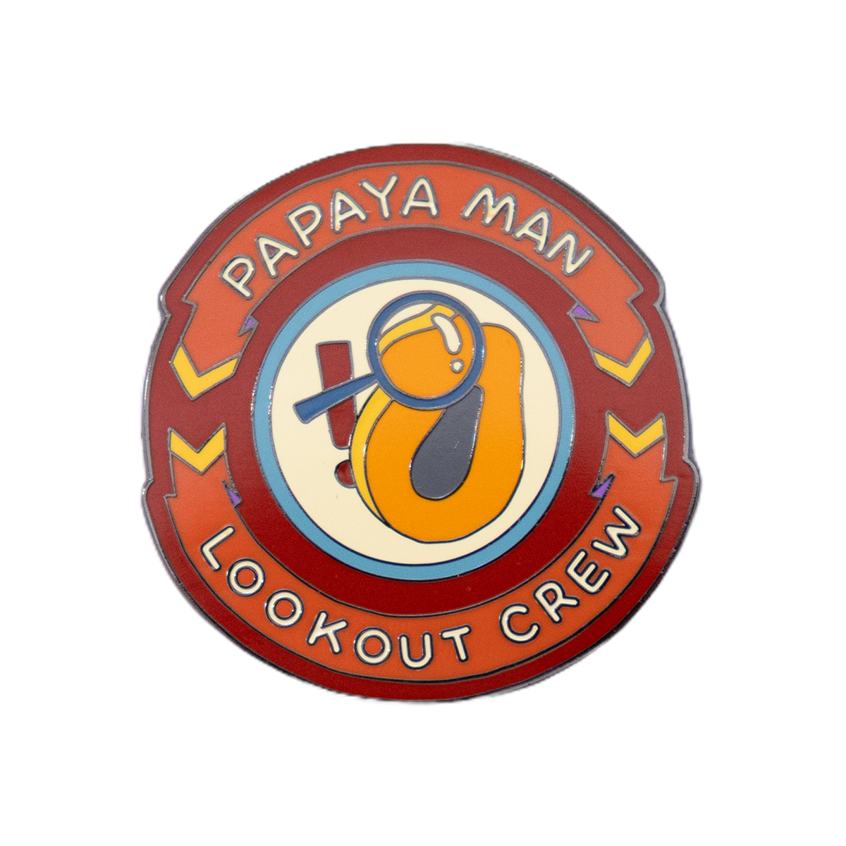 Papaya Man Pin